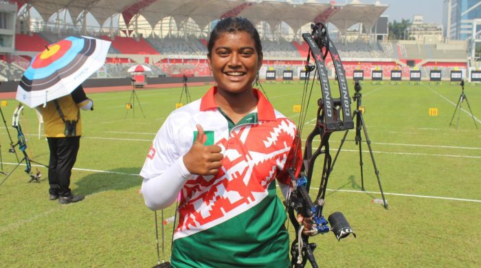 তীর এশিয়ান আরচ্যারী চ্যাম্পিয়নশিপস-২০২৫-এর তৃতীয় দিনের খেলায় বাংলাদেশের অন্যান্য আর্চাররা বিদায় নিলেও টিকে আছেন কুলসুম