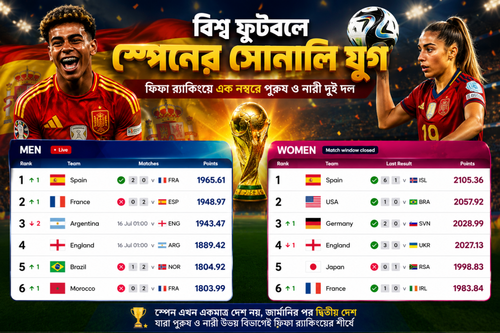 বিশ্ব ফুটবলে স্পেনের সোনালি যুগ